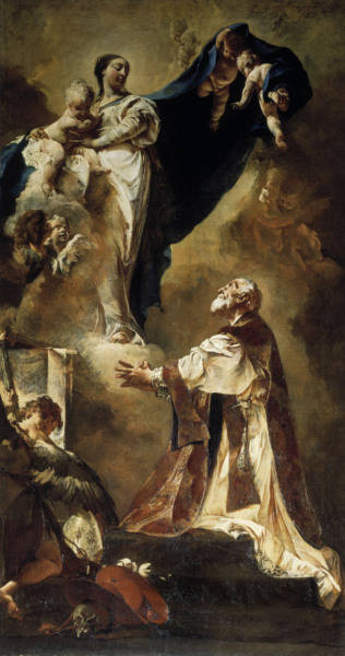 Madonna and Saint Filippo / Piazzetta a Giovanni Battista Piazzetta