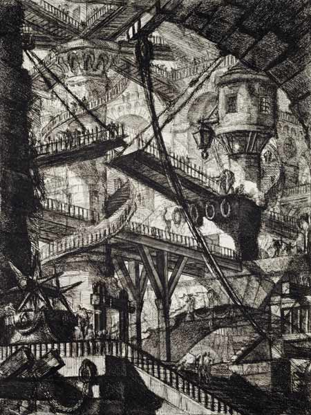 Carceri VII a Giovanni Battista Piranesi