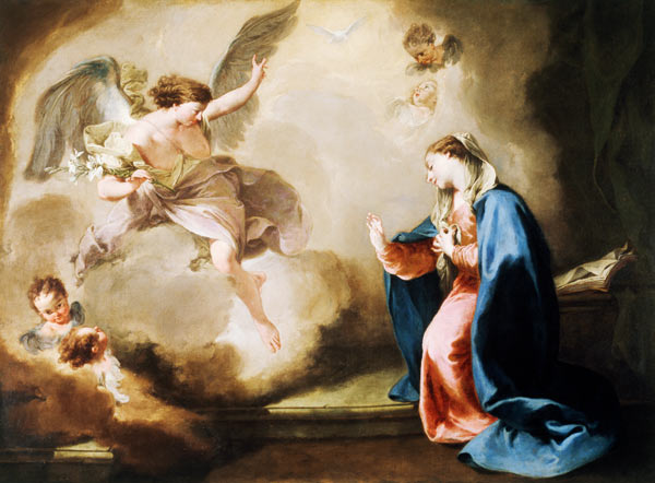 G.B.Pittoni / Annunciation / c.1756 a Giovanni Battista Pittoni
