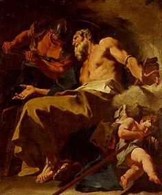 Torture of St. Thomas. a Giovanni Battista Pittoni