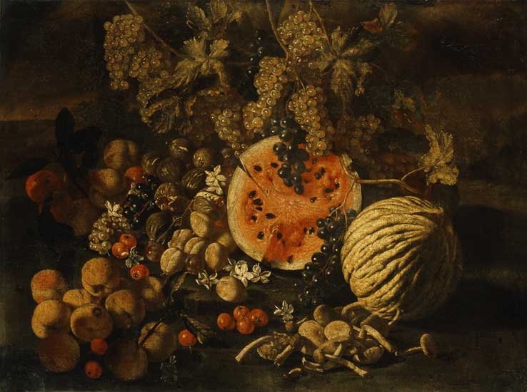 Still Life a Giovanni-Battista Ruoppolo or Ruopolo