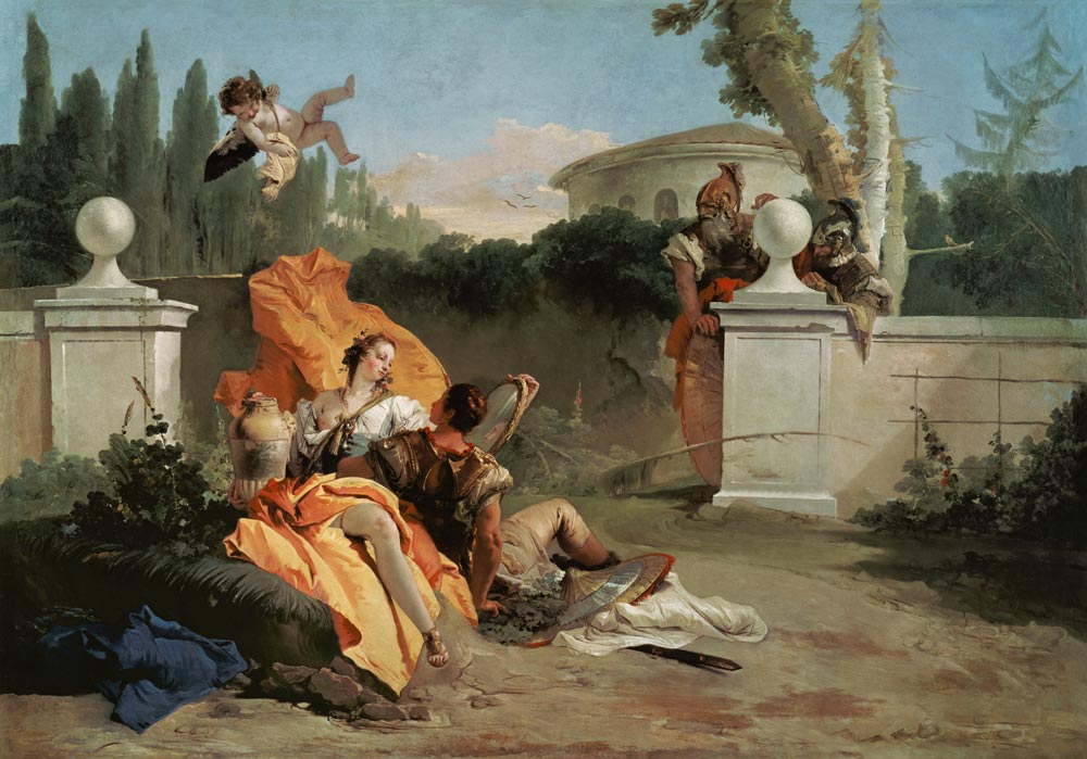 G. B. Tiepolo, Renaud et Armide surpris a Giovanni Battista Tiepolo