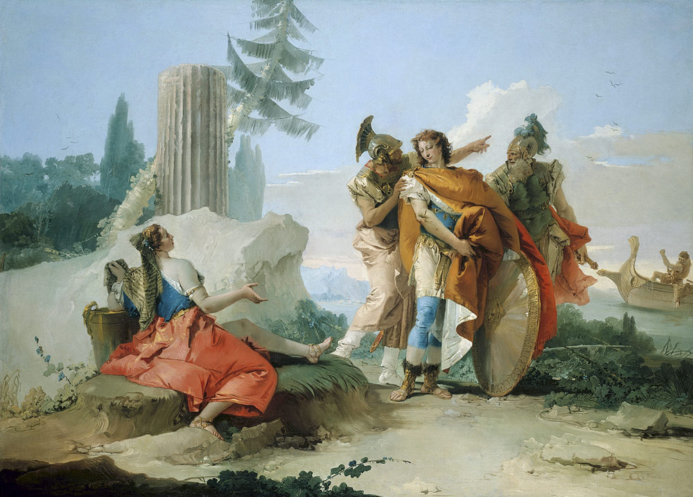 Rinaldo leaves Armida a Giovanni Battista Tiepolo