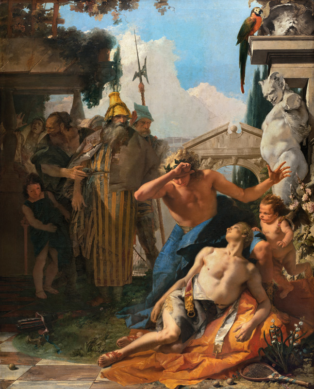 La morte di Giacinto a Giovanni Battista Tiepolo