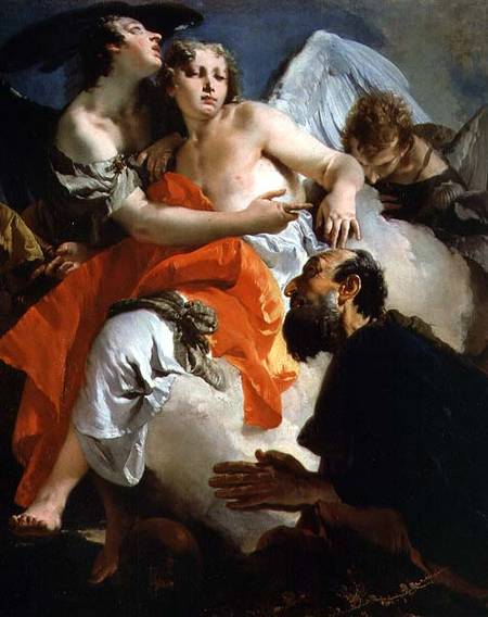 Abraham and the Three Angels a Giovanni Battista Tiepolo