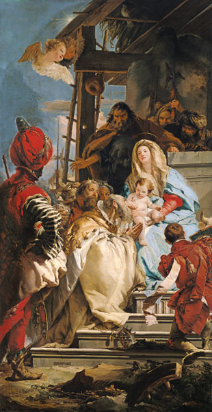 Adoration of the kings a Giovanni Battista Tiepolo