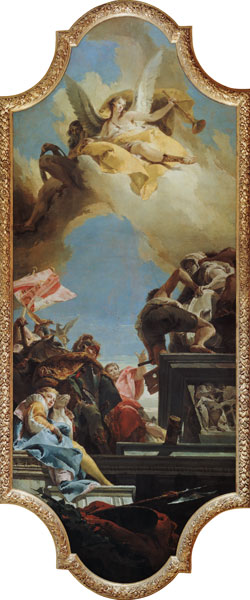 Die Errichtung der Statue für eine Kaiserin a Giovanni Battista Tiepolo