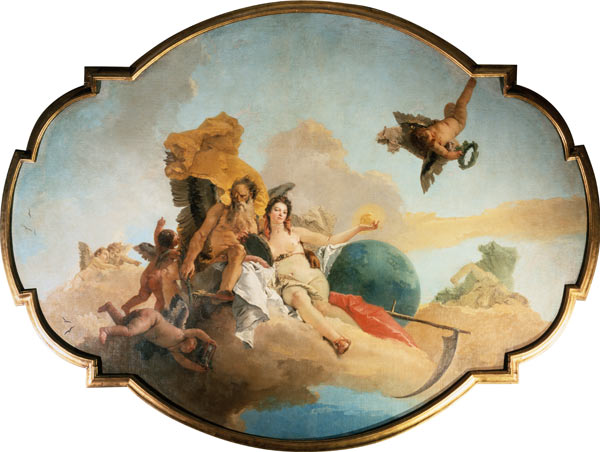 Die Zeit entschleiert die Wahrheit a Giovanni Battista Tiepolo