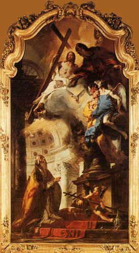 Visione della Trinità di papa Clemente a Giovanni Battista Tiepolo