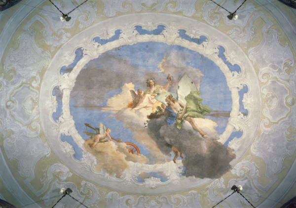 G.B.Tiepolo/ Allegory of spring a Giovanni Battista Tiepolo