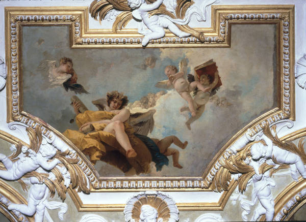 G.B.Tiepolo / Angel with Scrolls / Paint a Giovanni Battista Tiepolo