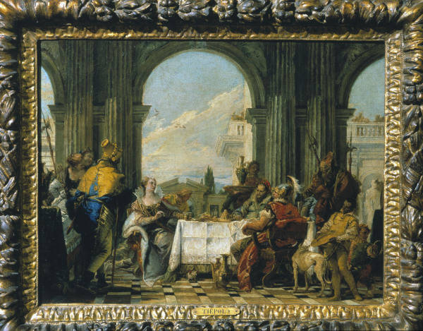 Banquet of Cleopatra / Tiepolo / c.1742 a Giovanni Battista Tiepolo