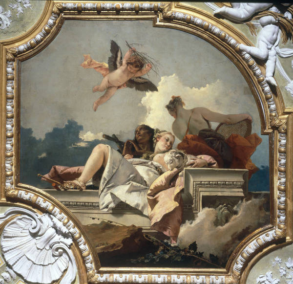 G.B.Tiepolo / Humilitas, Mansuetudo... a Giovanni Battista Tiepolo