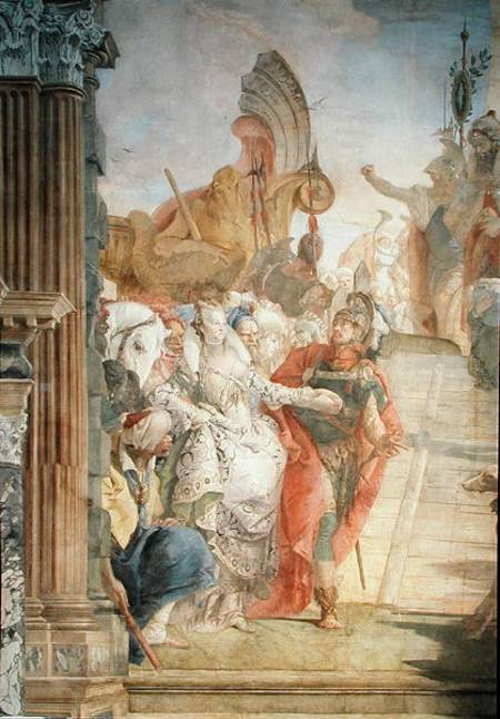 The Meeting of Anthony and Cleopatra a Giovanni Battista Tiepolo