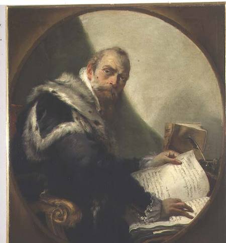 Portrait of Antonio Riccobono a Giovanni Battista Tiepolo