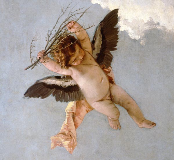 G.B.Tiepolo / Putto w.Thorns / Paint. a Giovanni Battista Tiepolo