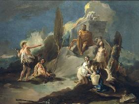 G.B.Tiepolo / Apollo & Marsyas / Paint.