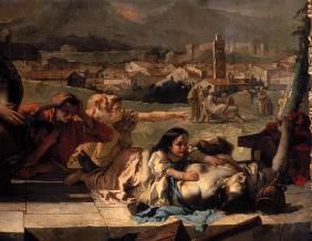 G.B.Tiepolo. Plague victim