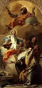 The vision of St. Anna. a Giovanni Battista Tiepolo