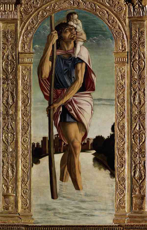 Bellini / St. Christopher a Giovanni Bellini
