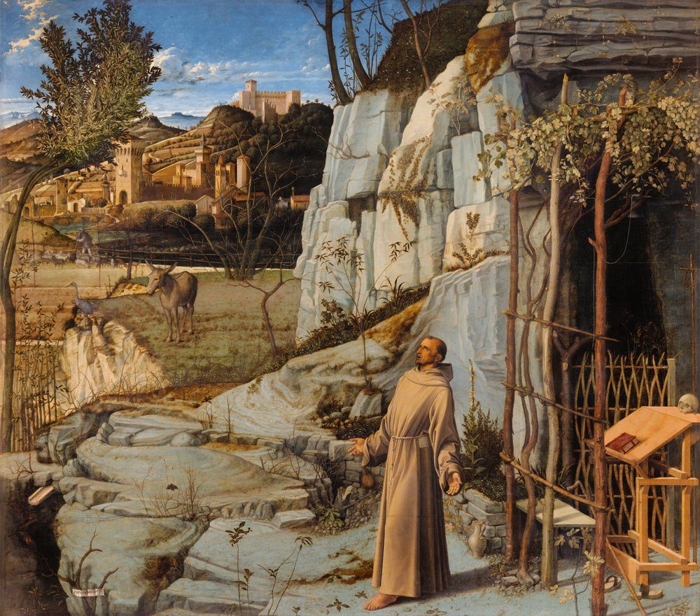 Saint Francis in the Desert a Giovanni Bellini