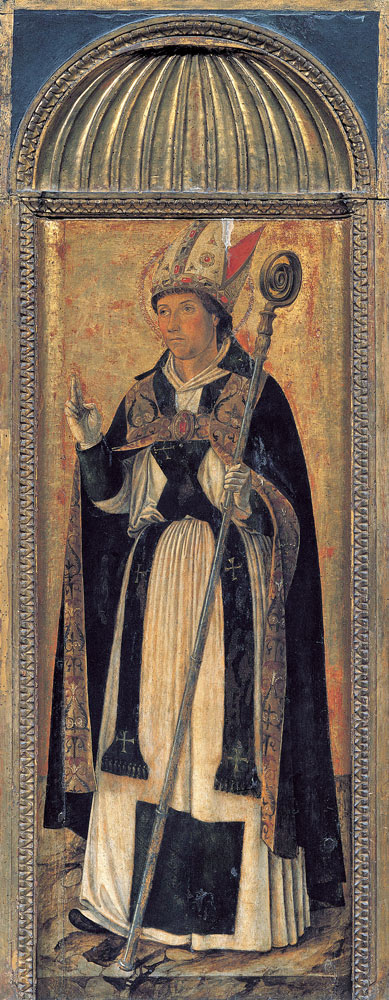 Saint Ubaldus a Giovanni Bellini