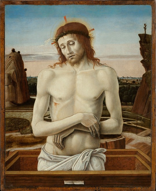 The Man of Sorrows a Giovanni Bellini