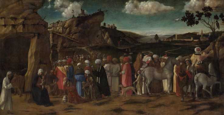 The Adoration of the Kings a Giovanni Bellini