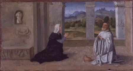 The Doge Pietro Orseolo I and Dogaressa Felicita Malipiero a Giovanni Bellini