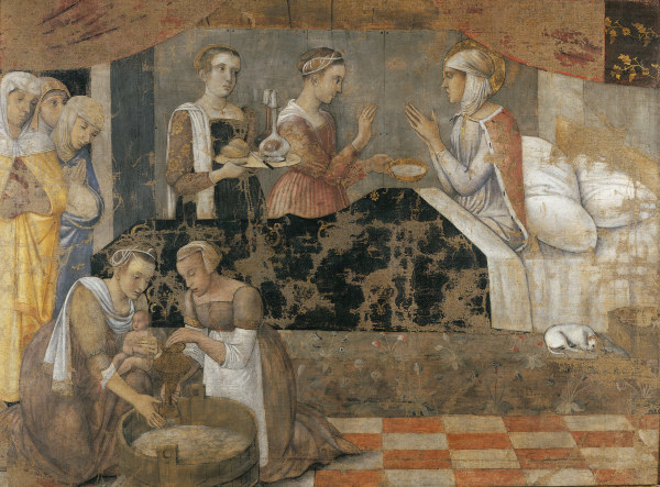 Birth of Mary a Giovanni Bellini