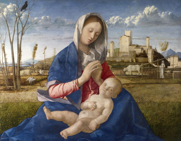 Madonna of the Meadow a Giovanni Bellini