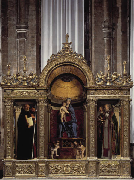 Madonna & Saints / Bellini / 1488 a Giovanni Bellini