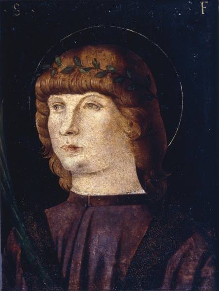 Young Saint / Circle of Bellini / Ptg. a Giovanni Bellini