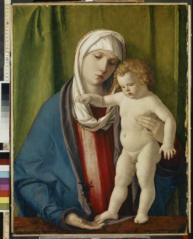 Maria mit dem Jesuskind. a Giovanni Bellini