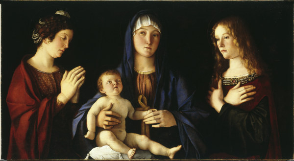 Mary w.Child & Saints a Giovanni Bellini