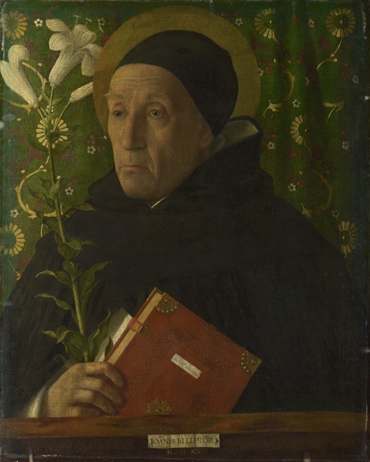 Portrait of Fra Teodoro of Urbino as Saint Dominic a Giovanni Bellini
