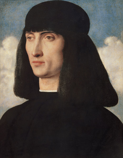 Portrait of a Young Man a Giovanni Bellini