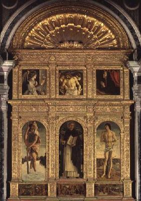 St. Vincent Ferrer Altarpiece, c.1465 (polyptych) a Giovanni Bellini