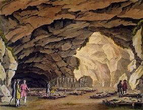 Sepulchral Cavern of the Guances, from 'Le Costume Ancien et Moderne' by Jules Ferrario, published i