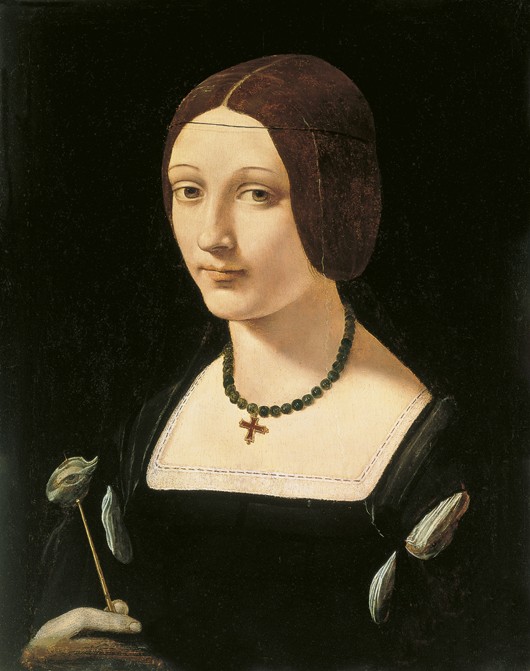 Portrait of a Lady as Saint Lucy a Giovanni Boltraffio
