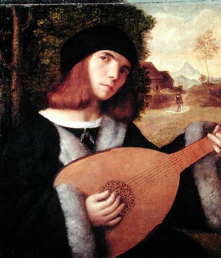 The Lute Player a Giovanni Cariani
