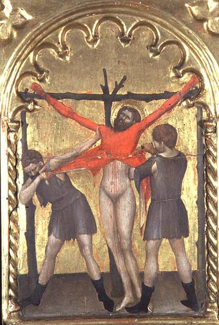 Christ on the Cross, detail from the polytych of the Spedale della Misericordia a Giovanni  da Milano