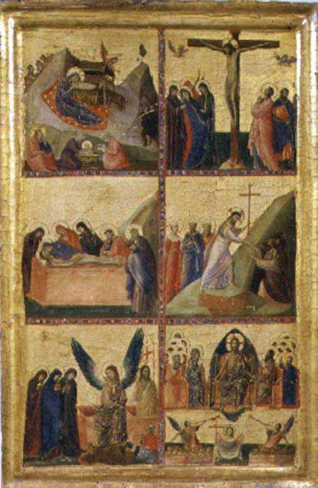 Scenes from the Passion (panel) a Giovanni  da Rimini