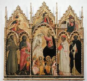 Coronation of the Virgin with Saints c.1420