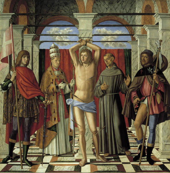 Giovanni Mansueti / St.Sebastian a.o. a Giovanni di Niccolo Mansueti