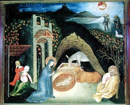 The Nativity a Giovanni  di Paolo di Grazia