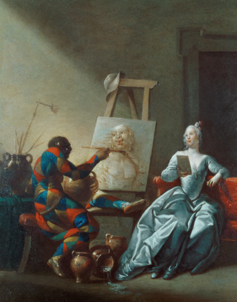 The Harlequin Painter a Giovanni Domenico Ferretti