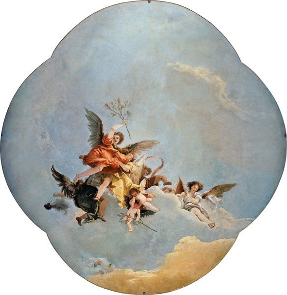 G.D.Tiepolo / Triumph of Peace / c.1749 a Giovanni Domenico Tiepolo