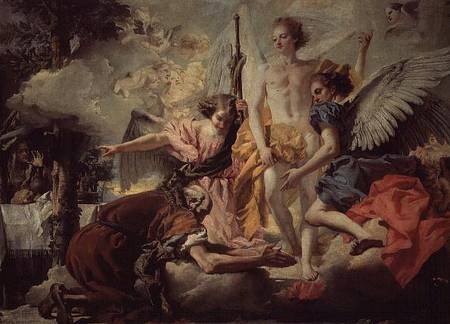 Abraham and the Three Angels a Giovanni Domenico Tiepolo