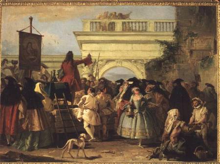 The Charlatan a Giovanni Domenico Tiepolo